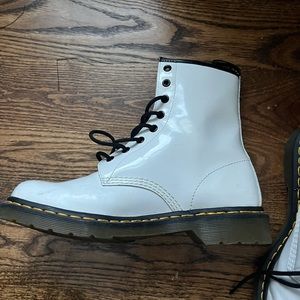White doc martins